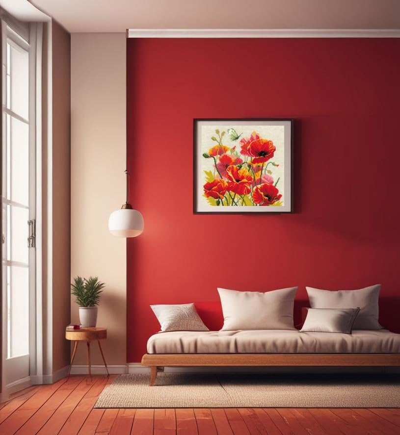 RIOLIS 2214 Colors of Flame Counted Cross Stitch Kit 11.75 x 11.75 in - style: Colors of Flame 2214