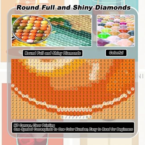 EIBEILI Diamond Art Kits for Adults-4P Wine Cocktail Diamond Painting Kits - color: DP04472