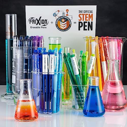 PILOT Pen FriXion Colors Erasable Marker Pens, Assorted Color Inks, 12-Pack - size: 12 Count (Pack of 1)