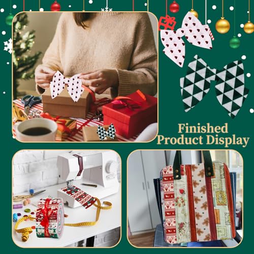 ZMAAGG Jelly Roll Fabric, 32PCS Jelly Roll, Christmas Style Quilting Fabric - color: Multicolor