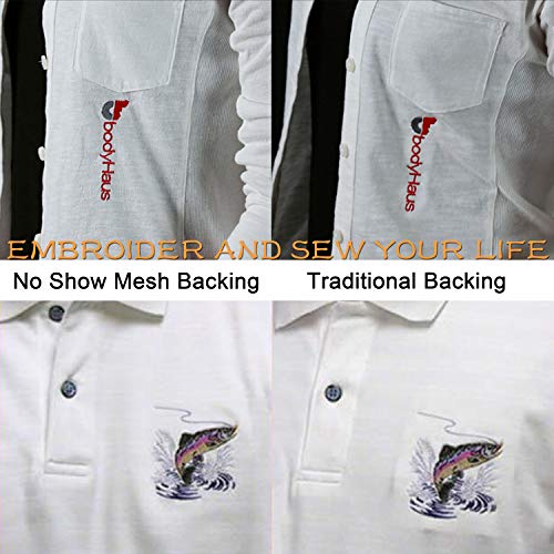New brothread No Show Mesh Embroidery Stabilizer 10" x 10 Yd Roll - size: 10" x 10yd roll