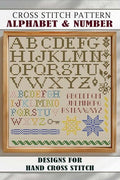 Cross stitch patterns Alphabet & Number: Easy Designs for Hand Cross Stitch: Easy Designs for Hand Cross Stitch