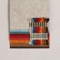 Benzie Design Wool Felt, 10 pcs 12"x18" with Matching DMC Embroidery Floss in Autumn Colors, 1 mm Thick, Soft & Pliable, Wool Blend Felt, Harvest Moon 12"x18" & Floss