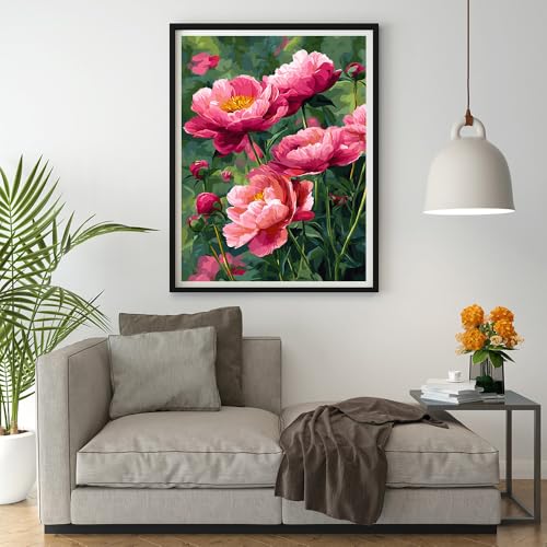 Moohue 14 ct Counted Cross Stitch Kits for Adults Flowers Cross Stitch Patterns Stamped Printed Cross Stitch Kits (Flowers 11) - color: Flowers 11