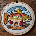 Punch Needle Kits for Beginners Trout Fish 20x20cm-2 - color: 10-Fish