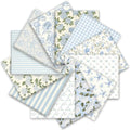 JarThenaAMCS 12 Pcs Hydrangea Cotton Fabric Bundles, 18 x 22 Inch - size: 18 x 22 inch