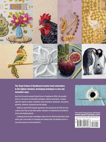 The Royal School of Needlework Book of Embroidery: A Guide To Essential Stitches, Techniques And Projects