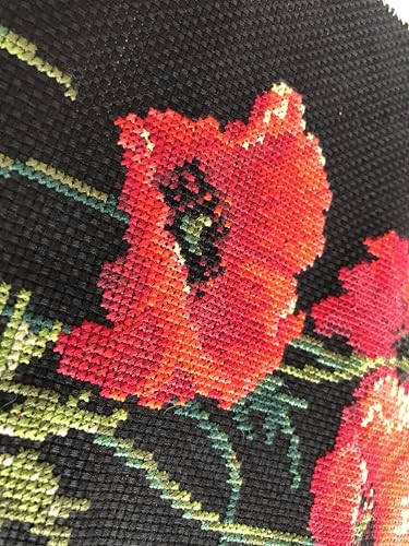 RIOLIS 1057 Poppies Counted Cross Stitch Kit 9.84 x 19.69 in