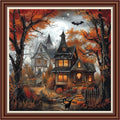 Dimensean Counted Cross Stitch Kit for Beginners, 11CT Unprinted Cross-Stitch Kit Easy Patterns Needlepoint Kit Cross Stitching Embroidery Kit Supplies-Magic House 18x18 inch - color: Patterns22