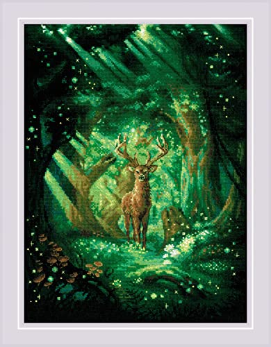 RIOLIS 2116 Forest Spirit Counted Cross Stitch Kit 11.75 x 15.75 in - style: Forest Spirit 2116