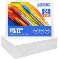 FIXSMITH Canvas Boards for Painting 11x14 Inch, Super Value 24 Pack Paint Canvases, White Blank Canvas Panels, 100% Cotton Primed Canvas for Painting, Painting Art Supplies - size: 11"×14"
