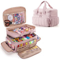Marscamd Sewing Organizer Bag with Detachable Dividers, Pink (Bag Only) - color: Pink