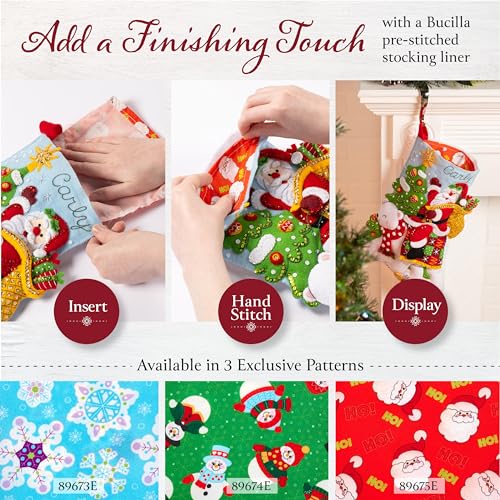 Bucilla Felt Applique 6 Piece Ornament Making Kit, Polar Pals, Perfect for DIY Arts and Crafts, 89752E - style: Ornaments