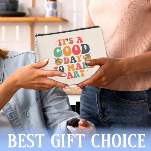 Art Gifts Makeup Bag for Women Artists Teacher Arts Lover Painter - color: Multicolor F
