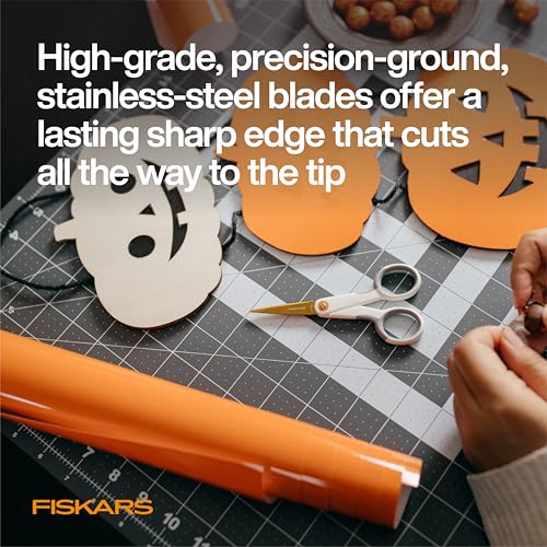 Fiskars 5" Micro-Tip Titanium Scissors, Precision Craft Scissors - style: Micro-Tip Titanium