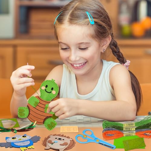 Garma Sewing Kits for Kids Animal Felt Craft Kit for Kids Ages 5-8 8-12 - style: Animal