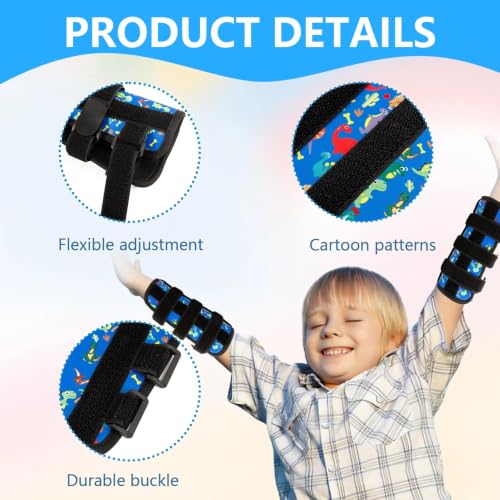 2PCS Thumb Sucking Guard, Thumb Guard for Thumb Sucking(Dinosaurs) - color: Dinosaurs