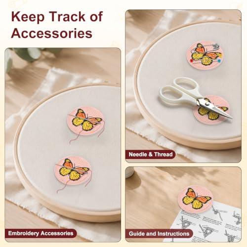 YUOROS Magnetic Needle Minder for Cross Stitch - color: Butterfly
