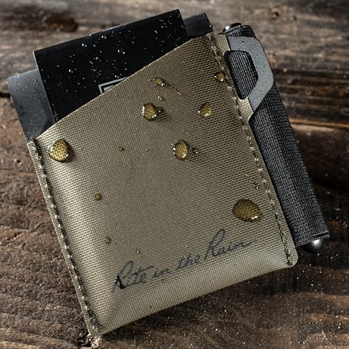 Rite in the Rain Monsoon On-the-Go Wallet, 3 3/8” x 3 ¾”, TPU fabric, Pen Holder (No. C971) - style: Wallet Only
