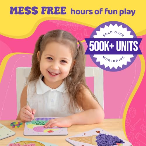 jackinthebox Poke Art Candyland Crafts Kits for Kids, Girls Gift, Ages 4-8 - style: Candyland