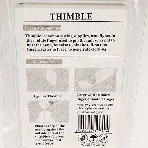 YICBOR 2PCS Silicone Thimble Non-Slip for Sewing Quilting DIY