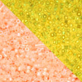 John Bead 25g Cylin Beads Orange Glow in Dark AB 11/0 Glass Cylindrical Seed Beads for Jewelry Bracelets Necklaces Earrings Making Embroidery - color: Orange Glow in Dark AB