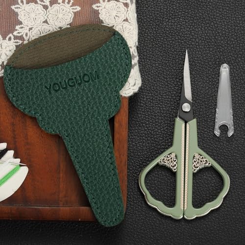 YOUGUOM Sewing Scissors, Small Sharp Embroidery Scissor - color: Light Green