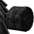 Boao Fabric Strips Collection - 40 Pieces Jelly Fabric Rolls for Quilting, Craft, Patchwork & DIY Projects (Black, 2.5 x 44 Inch) - color: Black