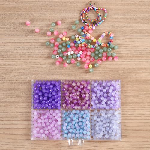 CLUQMEIK 5-Tier Large Bead Organizer Box, Acrylic Jewelry Storage Bead Containers with 5 Drawers, Suitable for Bracelet Making DIY Storing Beads Jewelry Rock Buttons.