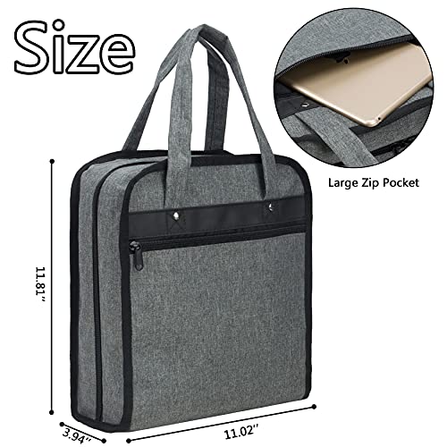 PACMAXI Sewing Accessories Storage Bag, Knitting, Craft Tools - color: grey