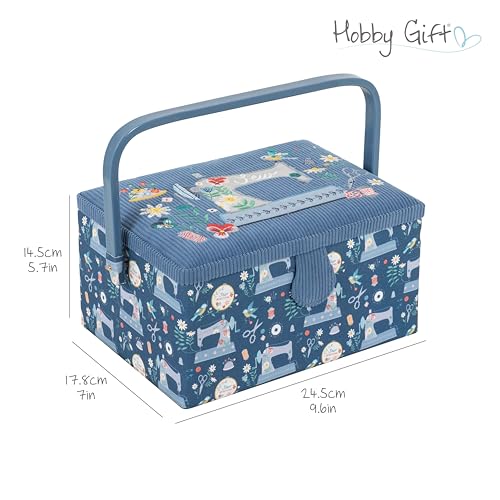 Hobby Gift Medium Sewing Box Organiser - color: Sewing Machines