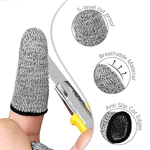 60PCS Finger Cots Cut Resistant Protector,Finger Covers for Cuts - size: 60PK