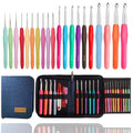 Yarniss 20 Size Crochet Hooks 0.5mm-10mm,Ergonomic Hook for Arthritic Hand - size: 20 Size (0.5~10.0mm)