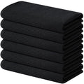Homaxy 100% Cotton Waffle Weave Kitchen Towels, 6 Pack, Black - color: Black, size: 16 x 26 - 6 Pack