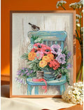 RIOLIS 2299 Garden Flowers Counted Cross Stitch Kit 11.75 x 15.75 in - style: Garden Flowers 2299