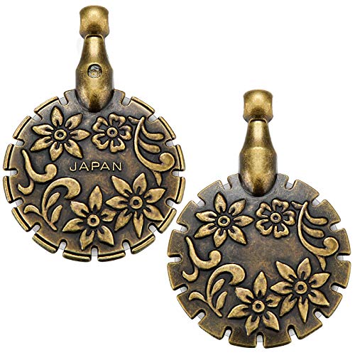 Mudder 2 Pcs Yarn Cutter Pendant Metal,Antique Gold - color: Antique Gold