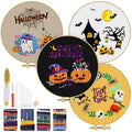 TINDTOP Halloween Embroidery Kit for Adult, Embroidery DIY Starter Kit - color: Halloween 4 Kits