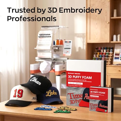 Poolin 3D Puff Embroidery Foam 3mm, 12x16 Inch, 10 Sheets, Black - color: 12"X16"( 10PCS Black)