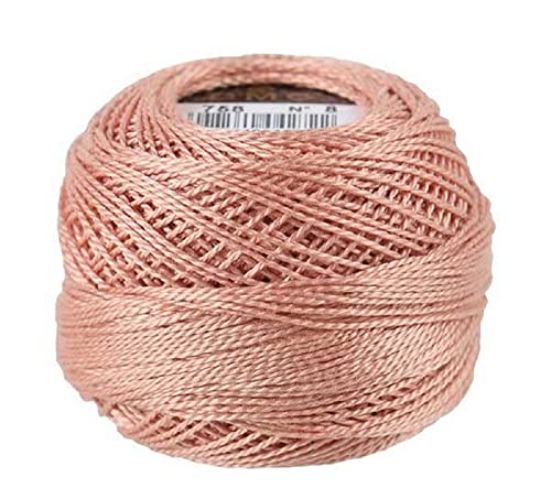 DMC 116 8-758 Pearl Cotton Thread Balls, Very Light Terra Cotta, Size 8