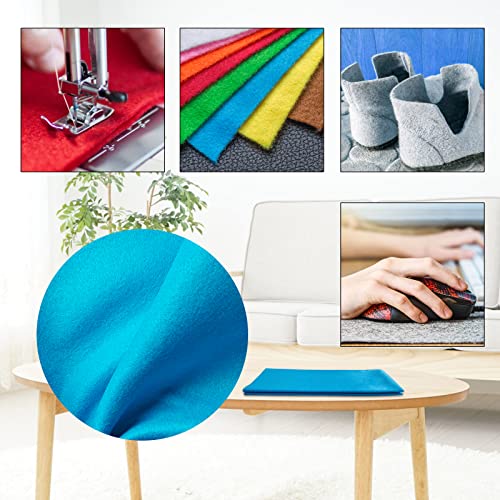 Jtnohx Color Felt Sheets 1 Square Yard Craft Felt Fabric Sky Blue 1.4mm - color: Sky Blue