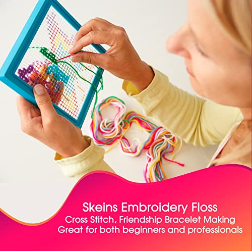 100-Color Embroidery Floss Set for Cross Stitch and Friendship Bracelets - color: 100 Colors