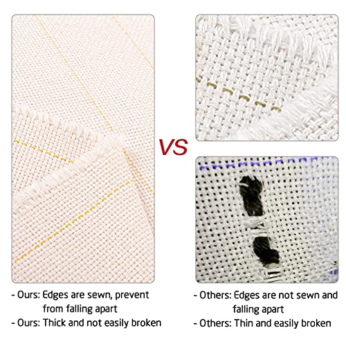 79×59in Durable Yet Forgiving Overlocking Tufting Cloth with Marked Lines - size: 79 × 59 inch