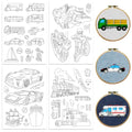 Peacoblue Cool Motorcycle Stick and Stitch Embroidery Patterns - color: Cool Motorcycle & Others