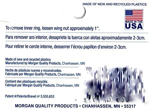 Morgan Quality Products No-Slip Embroidery Hoops Bundle, Interlocking Tongue and Groove Design (9", 7", and 5") - size: 9", 7", and 5"