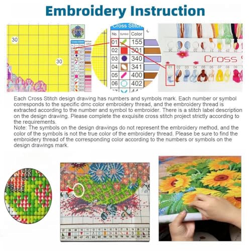 DIY Stamped Cross Stitch Kits Night Wolf Dreamcatcher for Beginners Easy 11CT Needlepoint Embroidery Counted Cross Stitch Kits Art Craft Wall Decoration and Gift 40x50cm(1)