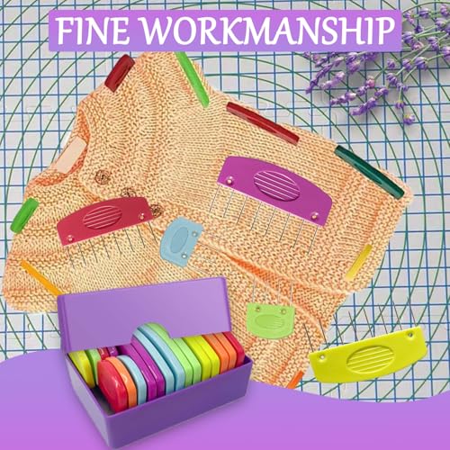 20Pcs Knit Blockers Pins Kit, Knit Blocking Combs for Crochet Knitting Blocking Board Mats, Crochet Blocking Pins for Crochet Projects Sewing Lace Needlework Projects Tool-Purple - color: Purple