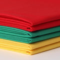 6 Pcs 18 x 21 Inches Cotton Fabric Precut Quilting Fabric Bundles Solid Colors Quilt Material for DIY Craft Sewing Embroidery (Green Yellow Red) - color: Green Yellow Red