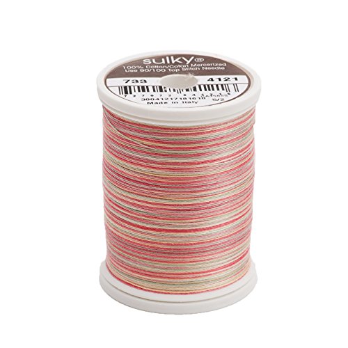 Sulky 733-4121 Blendables Thread for Sewing, 500-Yard, Rhubarb - color: Rhubarb