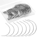 Curved Needles, 100 PCS Curved Sewing Needles, Curved Upholstery Needle - style: 100 PCS