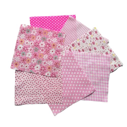 Cotton Quilting Fabric Squares, 42 Piece, 5x5 Inch, Pre-Cut